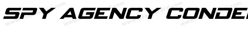 Spy Agency Condenced Italic字体转换